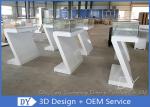Custom Fashion Modern Retail Glass Jewelry Display Cases With Light