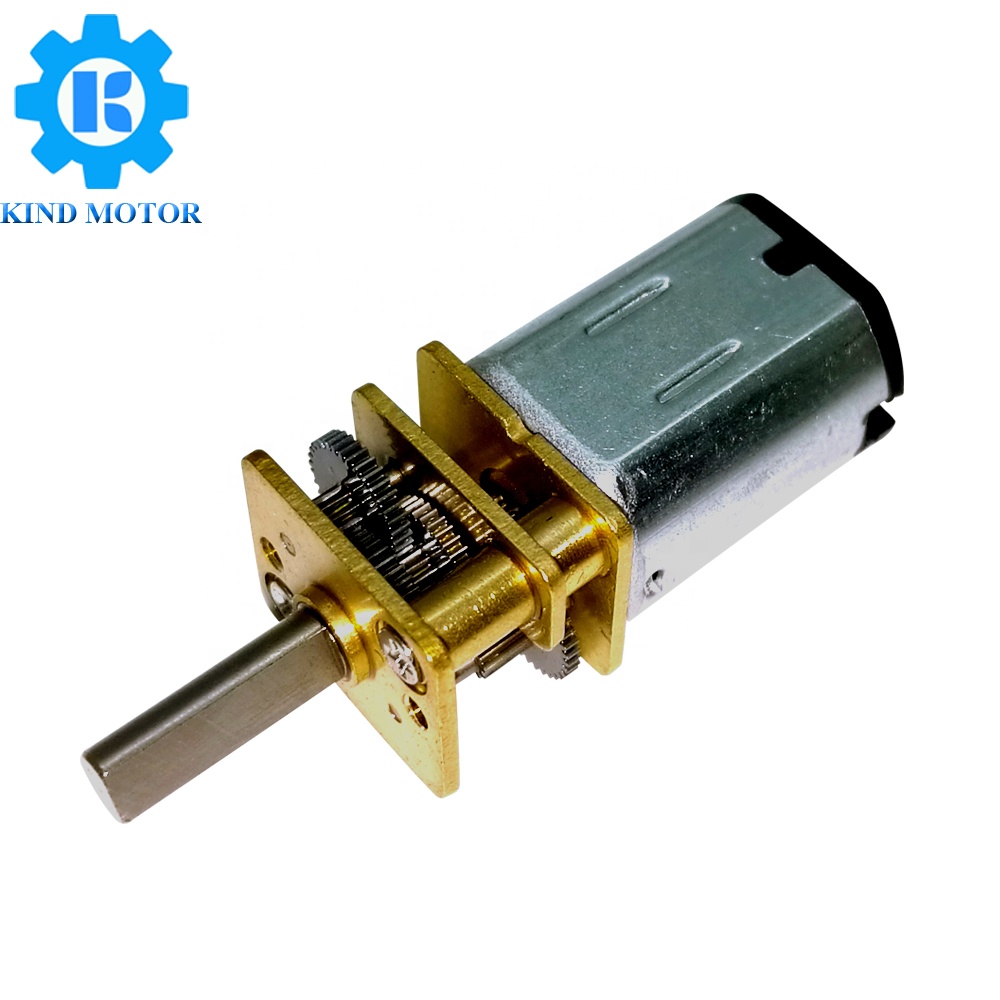 1.5V 3V 5V 6V 65rpm 200rpm Precious mini dc Gear Brush Motor 12mm N20