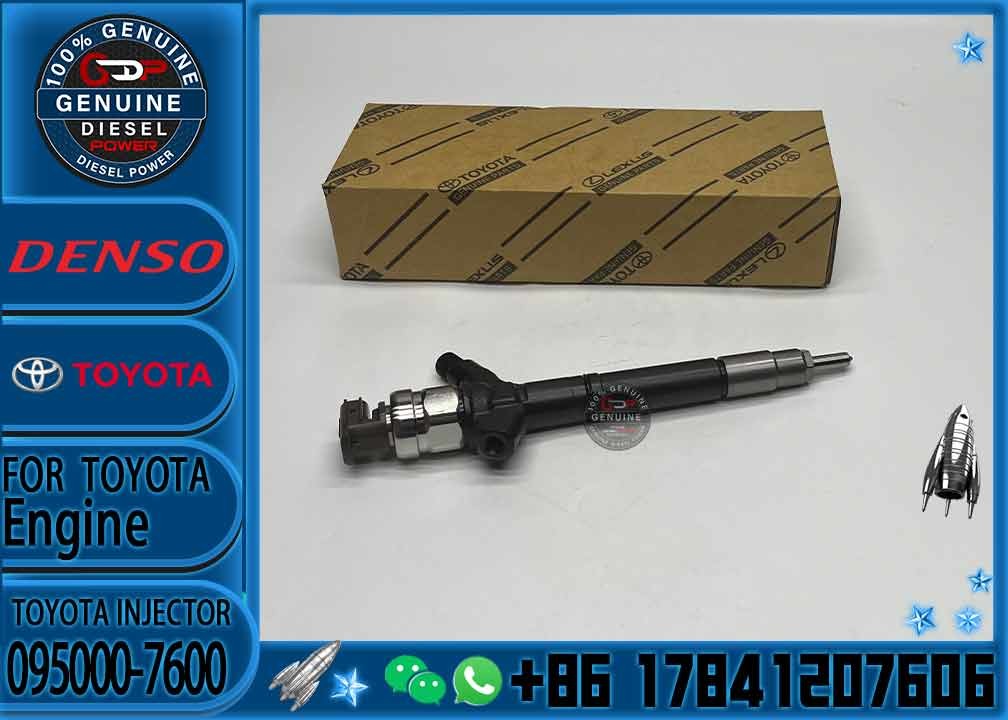 2AD-FTV Diesel Fuel Nozzle Injector 095000-7600 095000 7600 Common Rail Nozzle Injector 0950007600 for Toyota