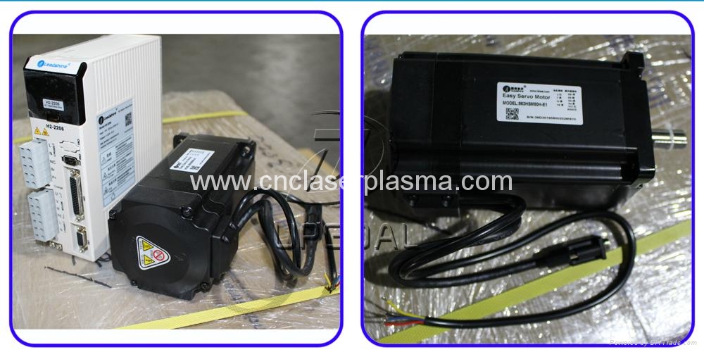Leadshine hybrid servo motor (863HSM80H-W1)and driver  (H2-2206)transmission
