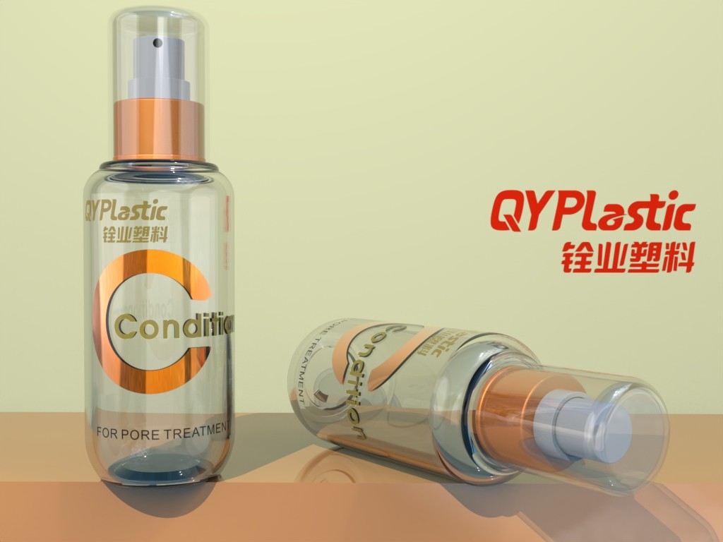 Luxury Plastic Cosmetic Bottles Thick Wall Clear 100ml 150ml