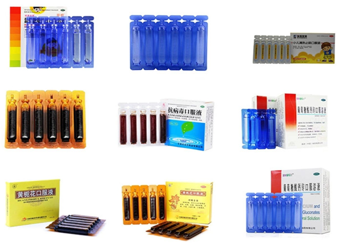 Best quality 5 heads 10ML Plastic Ampoule Filling Sealing Machine Automatic Control For Cosmetic Pepper