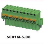 5001 PA66 Brase Plug Terminal Block Connector IP65