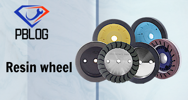 PBLOG High Quality Material Glass Marble Rock Plate Grinding Chamfering Red Resin Diamond Wheel