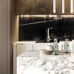 MDF Wood Pantry Lacquer Modular Kitchen Cabinets Luxury