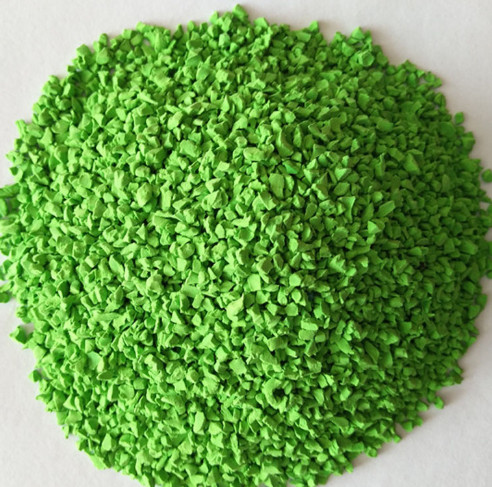 Realistic Breathable Turf Rubber Pellets For School Running Track