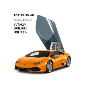 China NASIDO TOP PLUS 40 High Security Metalized Window Tint HD Nano Ceramic Film on sale