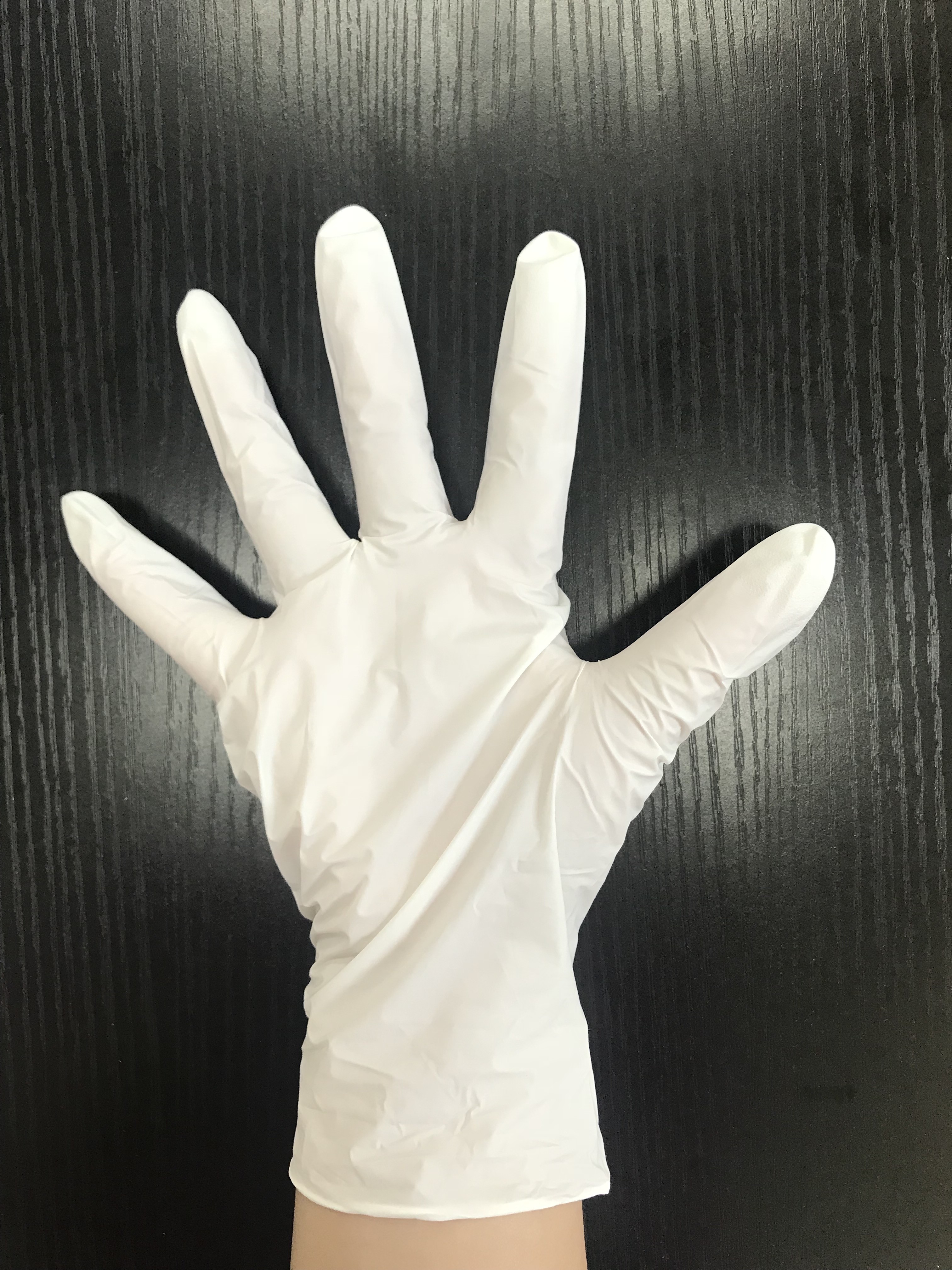 Latex Free Non Sterile White Nitrile Powder Free Gloves Durable For Mechanic