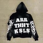 Vintage Sun Faded Acid Wash Distressed Patch Applique Embroidery Cropped Hoodie