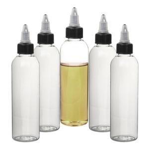 China Round Pet Plastic Squeeze Applicator Bottles For Hair Oil 15ml 30ml wholesale
