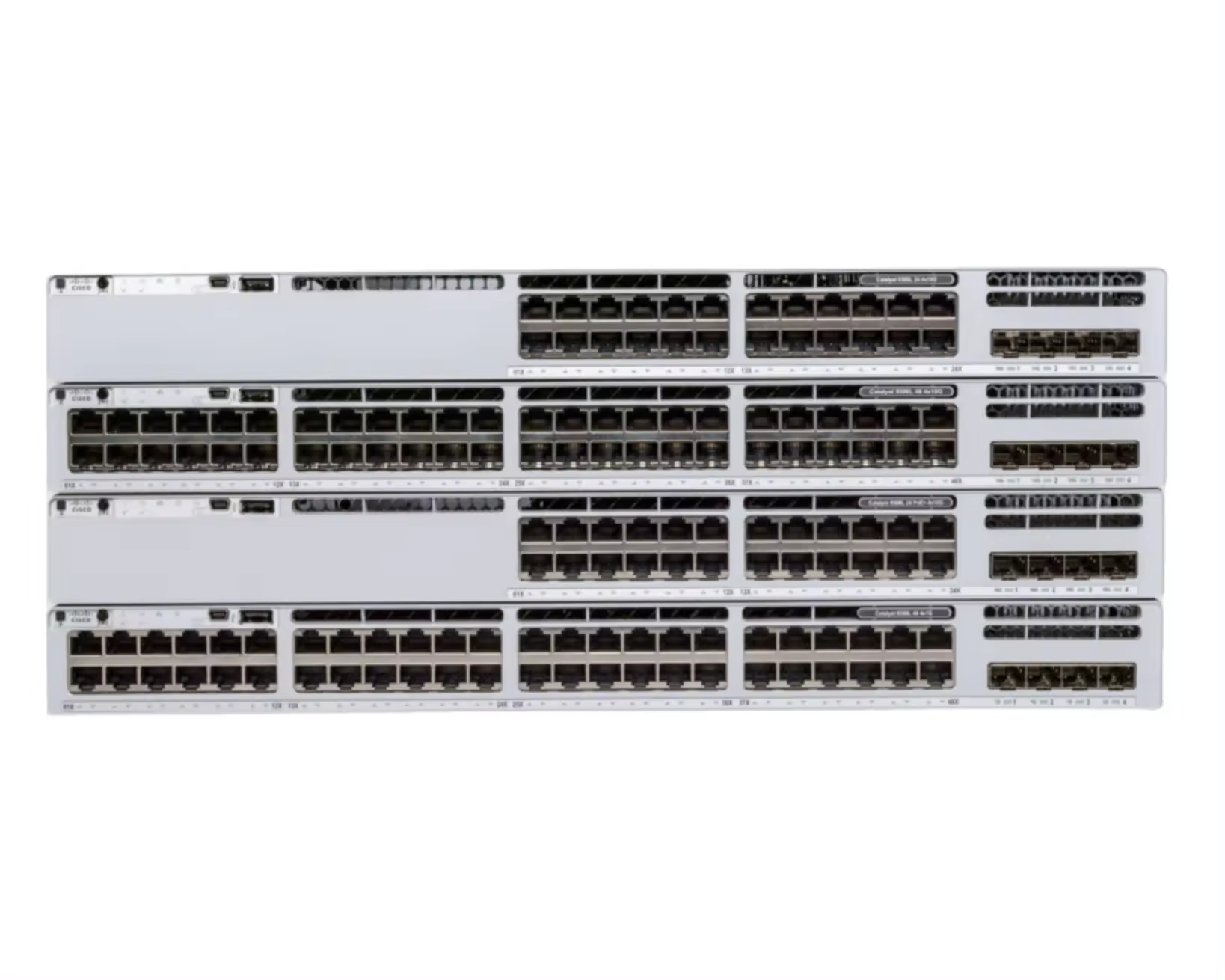 48-port Fixed 4x 1G Uplink Switch C9300L-48P-4X-A Network Advantage with VLAN Support