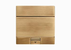 China Floor Brass Wall Pressure Switch Socket Board ISO9001 Approved wholesale