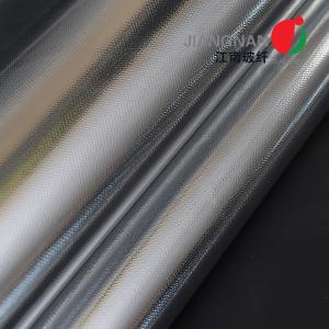 China 0.43mm Aluminum Foil Laminated Fiberglass Fabric Airtight wholesale