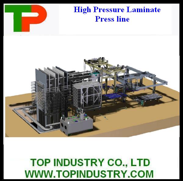 High Pressure Short Cycle Hot Press for Wooden Board MDF Board Laminating and Efficiency