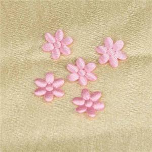 China 10 Mm Wedding Applique Eco - Friendly Sew On Type Applique Fabric Flowers wholesale