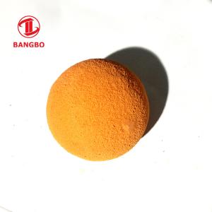 China Zoomlion 125mm Concrete Pump Cleaning Sponge Ball Orange round wholesale