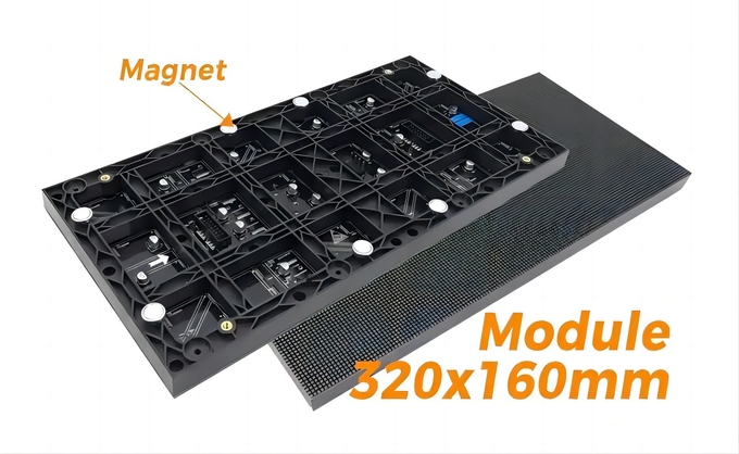 Economic Steel Fixed Indoor LED Video Wall 320X160mm LED Module 0