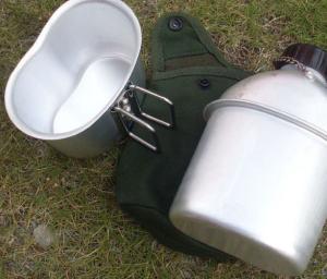 China Military aluminum canteen wholesale