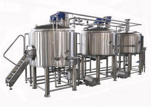 China Semi Auto / Manual Control 15BBL Large Beer Brewing Equipment Electric Heating wholesale