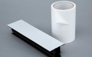 China Milk White Printing 2100MM 150MIC Window Extrusion Profile Protection Tape wholesale
