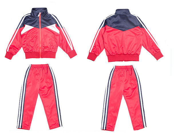 Jersey Technics Colorful School Student Uniform Anti - Pilling For Sport Meeting
