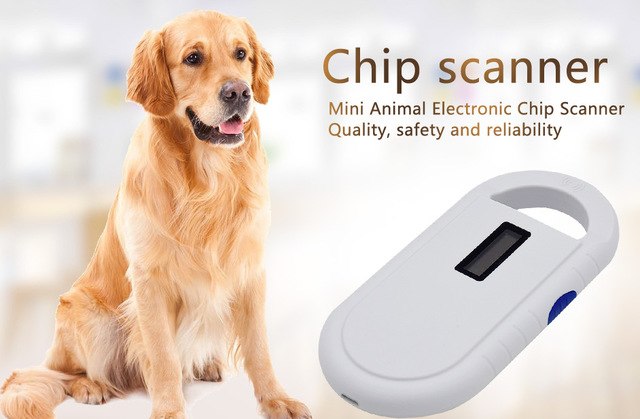 134.2Khz RFID Animal Tag Microchip Reader Dog Chip Pet Chip Scanner Reader