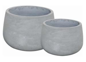 China Fiber Clay Pots, outdoor pots, garden pots PR17 wholesale