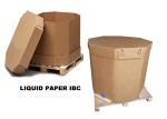 Food Grade Paper IBC Container With Liner For Liquid