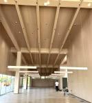 Bamboo Veneer Aluminum Acoustic Metal Wall Panels Microperforated