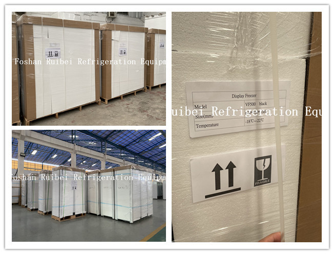 Freezer showcase/ horizontal freezer/Island refrigerator for frozen meat