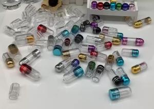 China 15mm Pharmaceutical Mini Pill Cases 2g Clear Plastic Pill Bottles wholesale