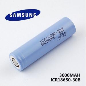 China Original Samsung ICR18650-30B 3000mAh 3.7V Li-ion Rechargeable e-cigs/mods battery wholesale