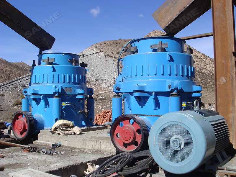 Feeding 450mm 400kw 1000t/H Cone Crusher Machine