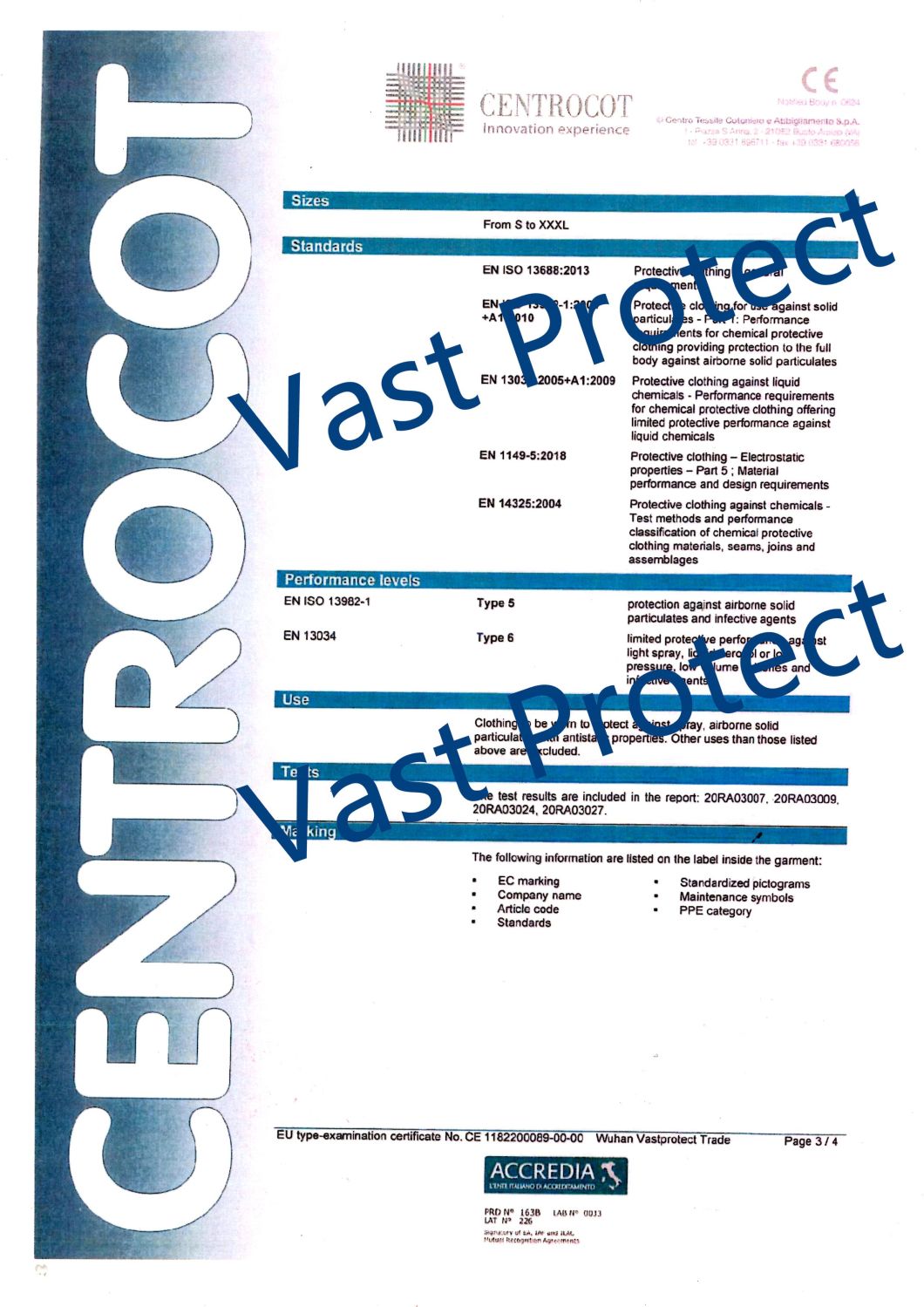 Cat 3 Type 5/6 Waterproof Breathable Disposable Microporous White Overall