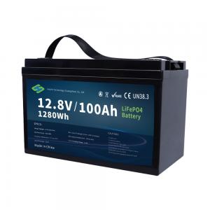 China 4S1P Electric Boat Lithium Battery 12.8V 100Ah Waterproof Durable on sale