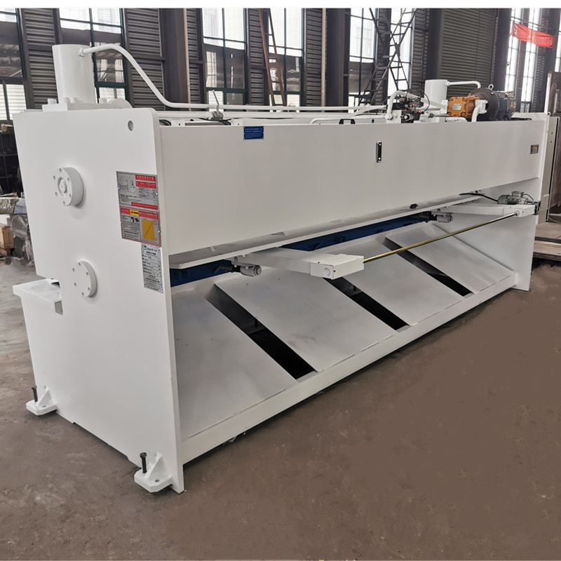 6mm Manual Sheet Metal Shearing Machine Brake White Blue E21S CNC Hydraulic Cutting Machine