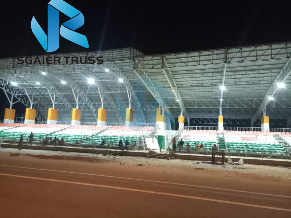 Temporary 2 - 20 Rows Steel Grandstand Chair System For University Event