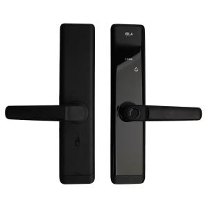 China Biometric Residential Electronic Lock Black house / Home Fingerprint Lock wholesale