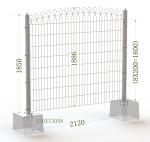3D wire mesh fence panels