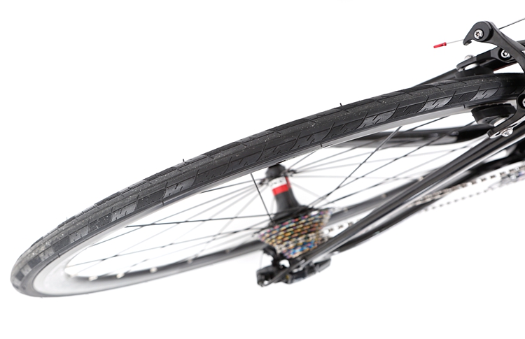 Men's V Brake Carbon Fiber Road Bike with Shimano 105/R7000-22S Derailleur Lever and 22 Speed on Carbon Frame 700c