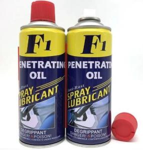 China 400ml Silicone F1 Anti Rust Penetrate Oil Lube Spray wholesale
