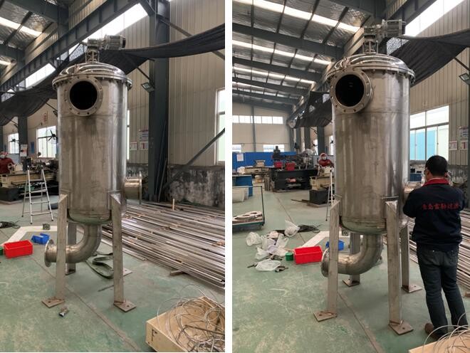 Large Dimension Automatic Self Cleaning Filters Wastewater Treatment Application