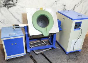 China Crucible Electric Induction Melting Furnace Golden Copper Steel Materials wholesale