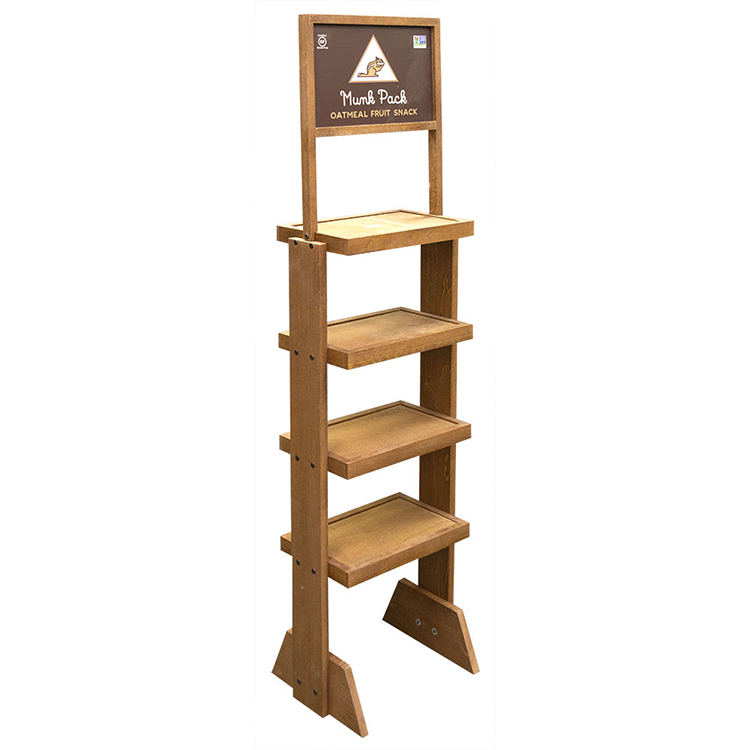 New arrival wood display stand bottle display rack for healthcare products