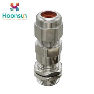 China Double Seal SS316L Armored Cable Gland Waterproof IP68 wholesale