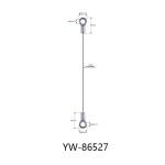 Double Long Brass Eyelets Stainless Steel Wire Rope For Stage Light Downlight