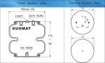 American Trucks Industrial Air Spring 2B22R Parts GUOMAT NO. 2B5208 Bellows NO.