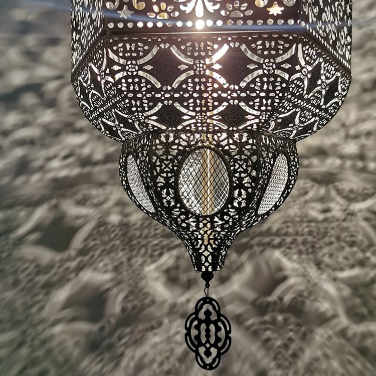 Classic Lamparas Arabe Marroqui Gantung Maroko Arab Etched Lighting(WH-DC-62)