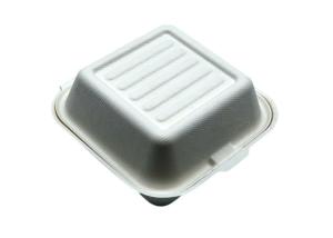 China Sandwich 20g 150x150x40mm Biodegradable Takeout Containers wholesale