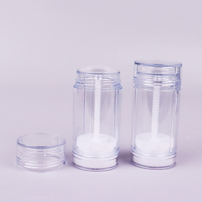 Transparent Deodorant Stick Container Recyclable Deodorant Containers 30g 50g 75g With Bottom Filling